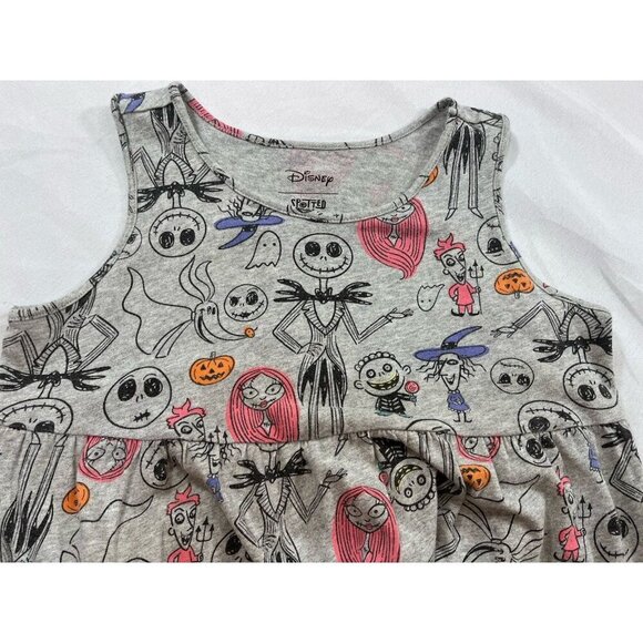 Disney Nightmare Before Christmas Sleeveless Girls Dress Size 8 - Picture 5 of 5